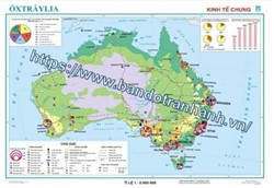 Bản đồ Ôxtrâylia - Kinh tế chung